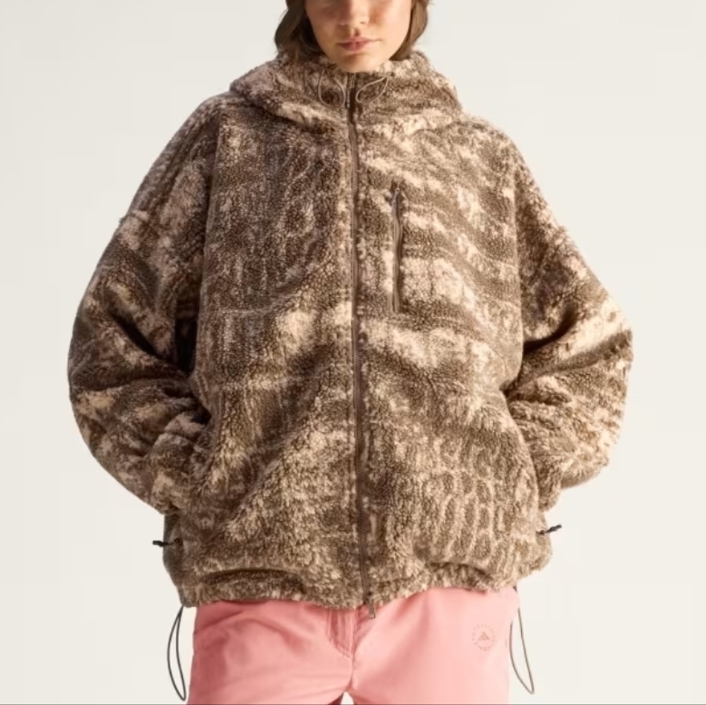 Adidas By Stella McCartney Womens Full Zip Fleece Jacket Size M NWT $250